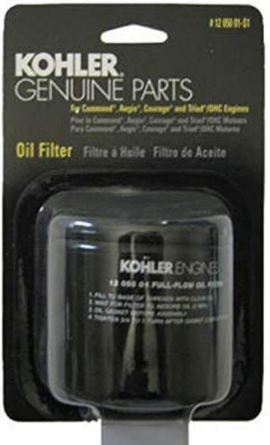 Home Accessories * | New Kohler 12 050 01-S1 Oil Filter