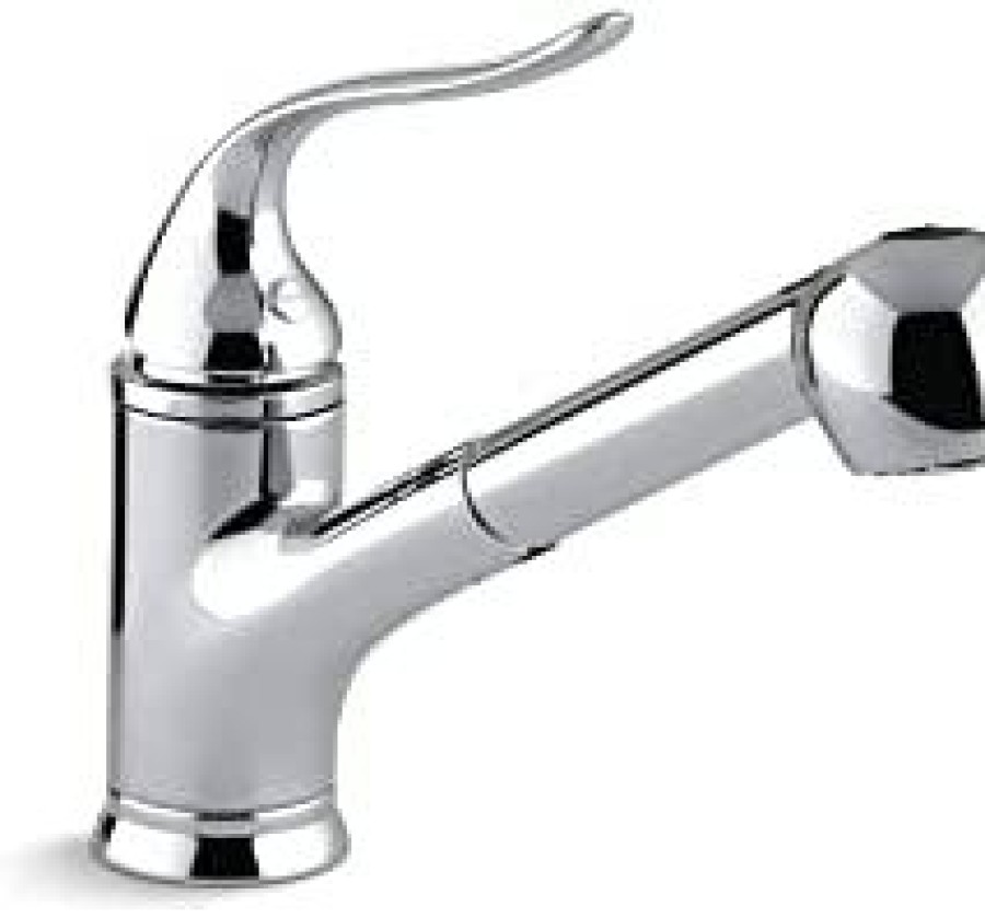 Home Accessories * | New Kohler 15160-Cp Coralais Kitchen Faucet, Polished Chrome