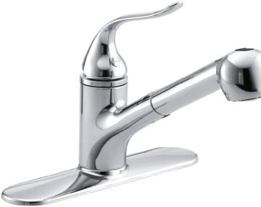 Home Accessories * | New Kohler 15160-Cp Coralais Kitchen Faucet, Polished Chrome