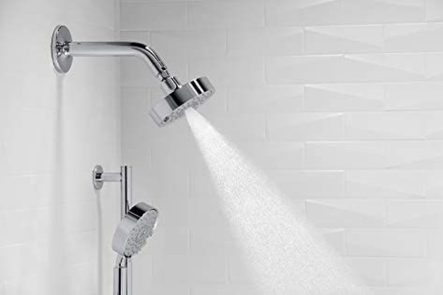 Bathroom * | New Kohler 22170-G-Cp Purist 1.75 Gpm Multifunction Showerhead With Katalyst Air-Induction Technology, Polished Chrome