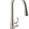 Home Accessories * | Discount Kohler 22036-Vs Simplice Kitchen Faucet, Vibrant Stainless