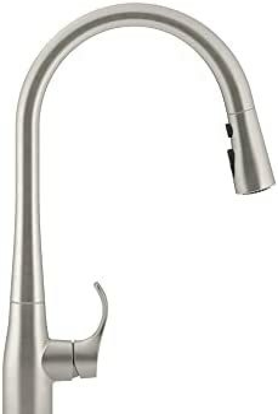 Home Accessories * | Discount Kohler 596-Vs Simplice, 3-Spray, Kitchen Sink Faucet With Pull Down Sprayer, High Arch, Vibrant Stainless