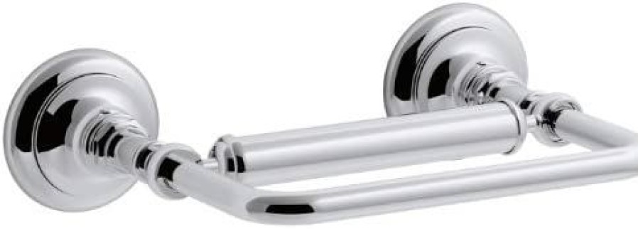 Bathroom * | Store Kohler K-72573-Cp Artifacts Pivoting Toilet Tissue Holder, Polished Chrome