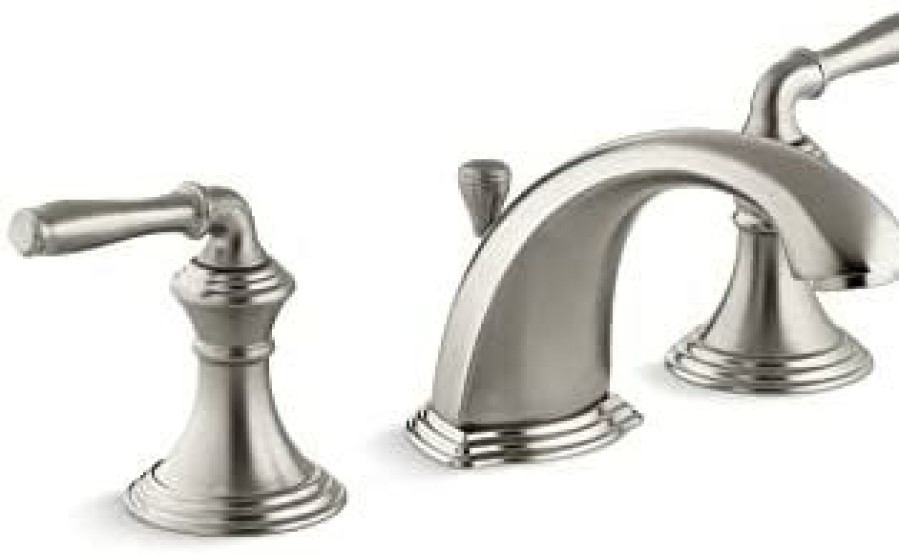 Home Accessories * | Discount Kohler 394-4-Bn Bathroom Sink Faucet, Devonshire Collection, Vibrant Brushed Nickel