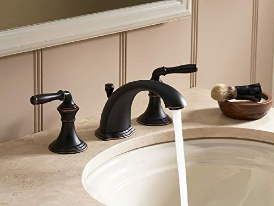 Home Accessories * | Discount Kohler 394-4-Bn Bathroom Sink Faucet, Devonshire Collection, Vibrant Brushed Nickel