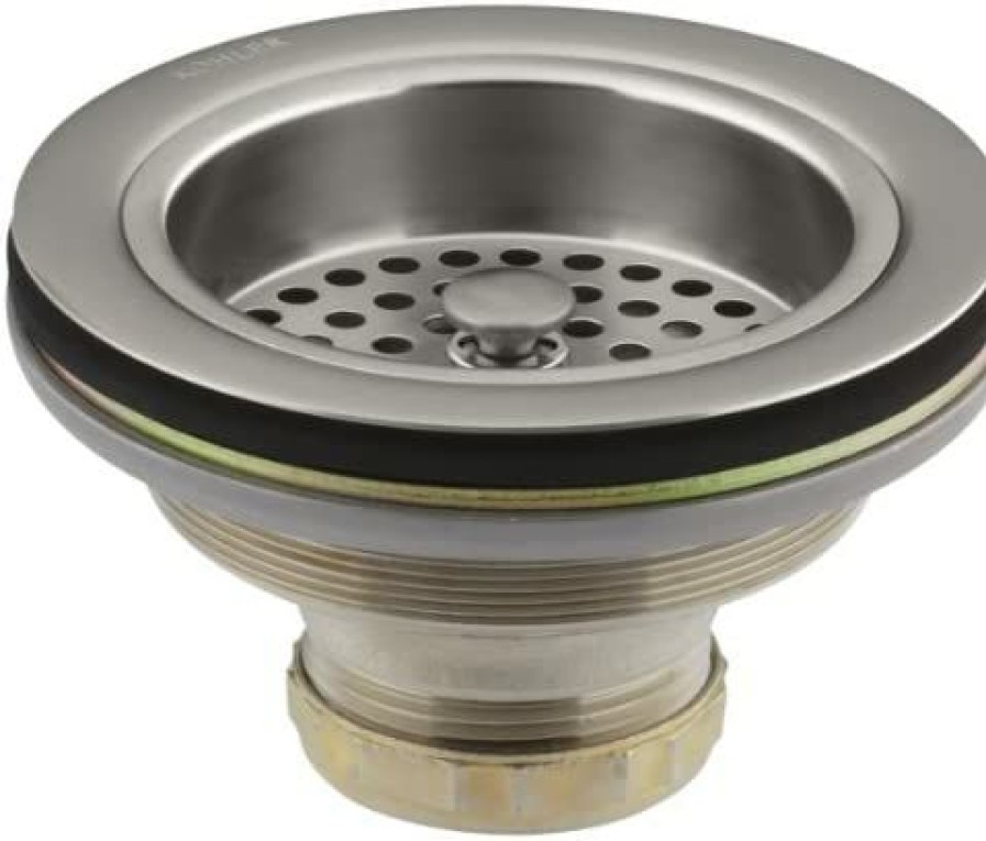 Home Accessories * | Store Kohler K-8799-Vs Duostrainer Sink Strainer, 1.5, Vibrant Stainless