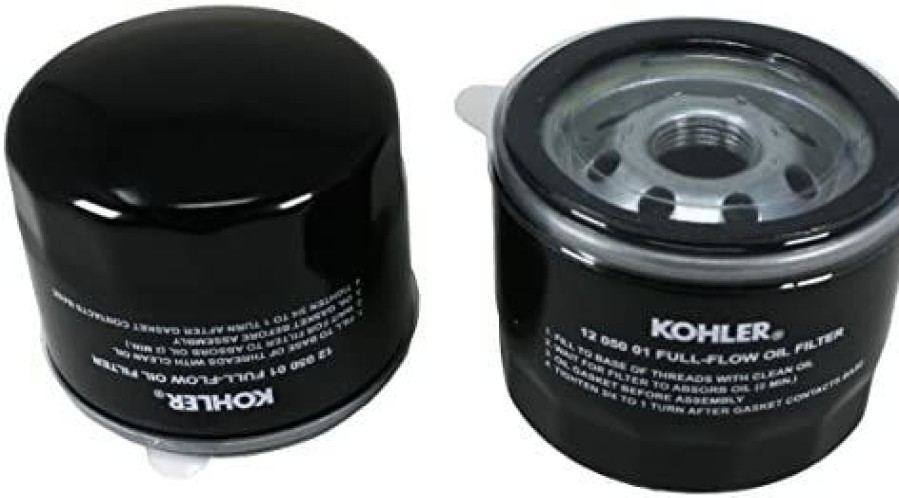 Home Accessories * | Store Set Of 2 Kohler 12 050 01-S Engine Oil Filter