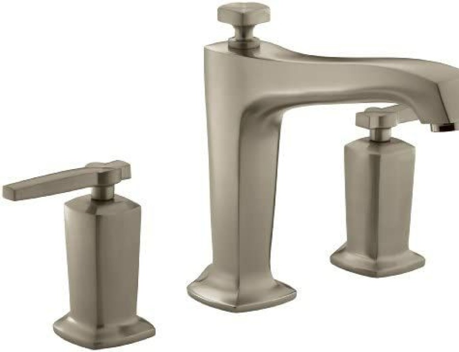 Bathroom * | Shop Kohler K-T16236-4-Bv Margaux Deck-Mount Bath Faucet Trim, Vibrant Brushed Bronze