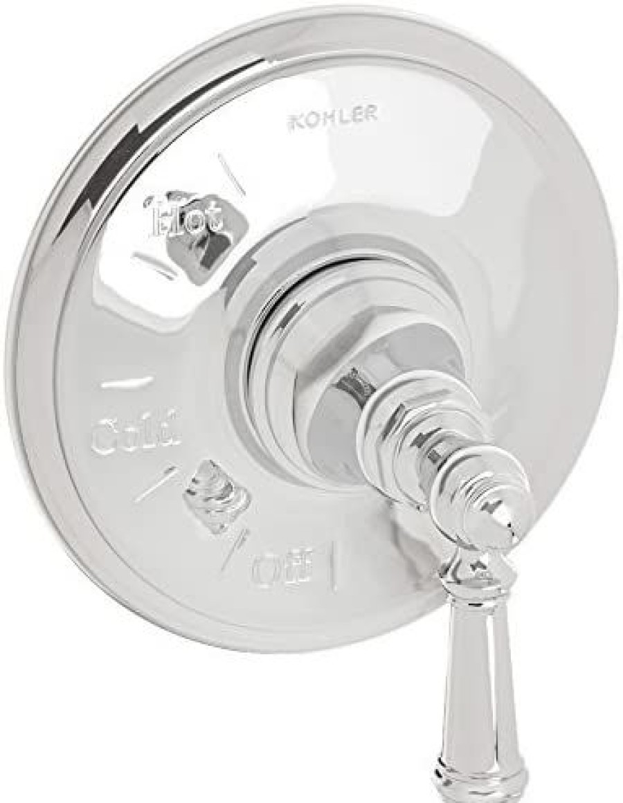 Bathroom * | Shop Kohler Ts72767-4-Cp Artifacts Valve Trim-Lever, 1, Polished Chrome