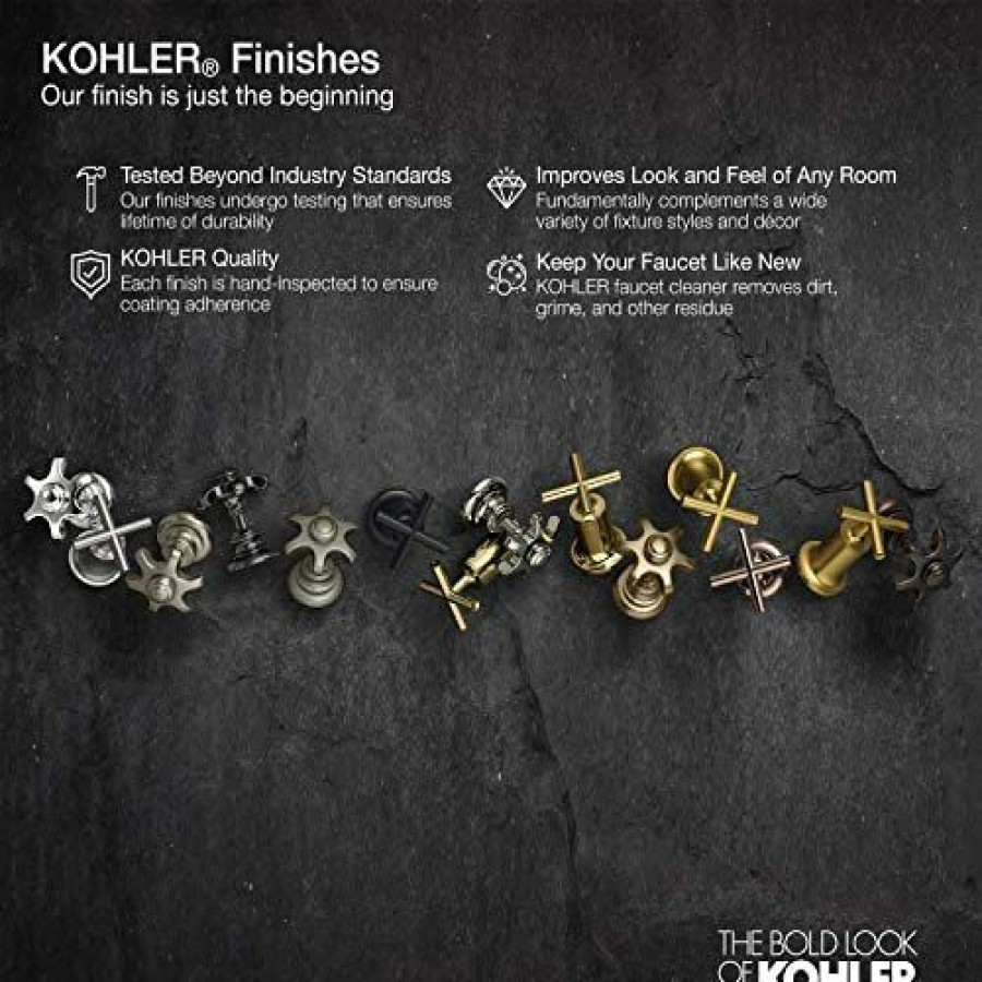 Home Accessories * | New Kohler K-8830-2Mb None Sink Strainer, Vibrant Brushed Moderne Brass