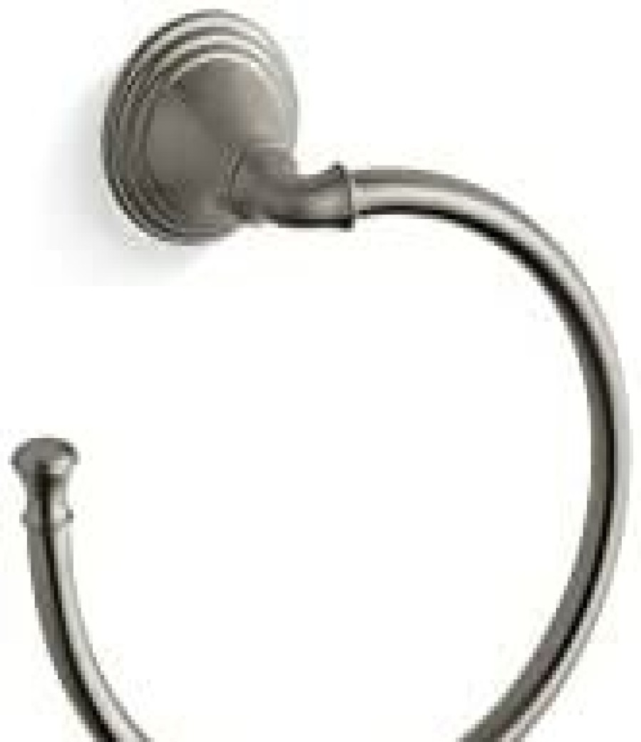 Bathroom * | Discount Towel Ring By Kohler, Bathroom Towel Ring, Devonshire Collection, , K-10557-Bn Vibrant Brushed Nickel