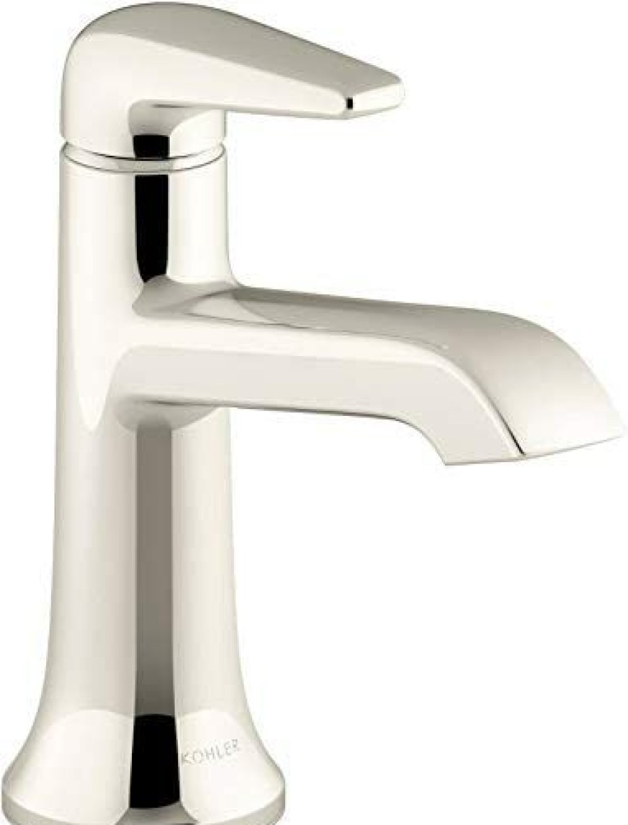 Home Accessories * | Store Kohler K-22022-4-Sn Kohler K-22022-4 Tempered 1.2 Gpm Single Hole Bathroom Faucet With Pop-Up Drain Assembly Vibrant Polished Nickel