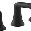 Home Accessories * | Shop Kohler K-22020-4-Bl Kohler K-22020-4 Tempered 1.2 Gpm Widespread Bathroom Faucet With Ultraglide And Pop-Up Drain Assembly Matte Black