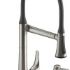 Home Accessories * | Discount Kohler R77764-Sd-Vs Arise Articulating Pull Down Kitchen Faucet With Sweep Spray, Vibrant Stainless