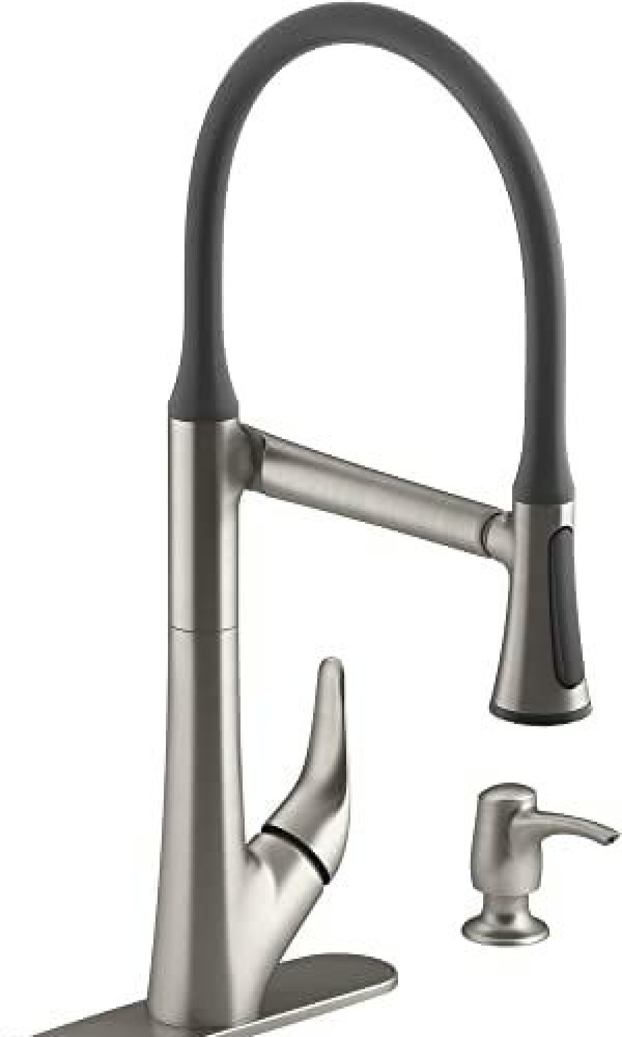 Home Accessories * | Discount Kohler R77764-Sd-Vs Arise Articulating Pull Down Kitchen Faucet With Sweep Spray, Vibrant Stainless