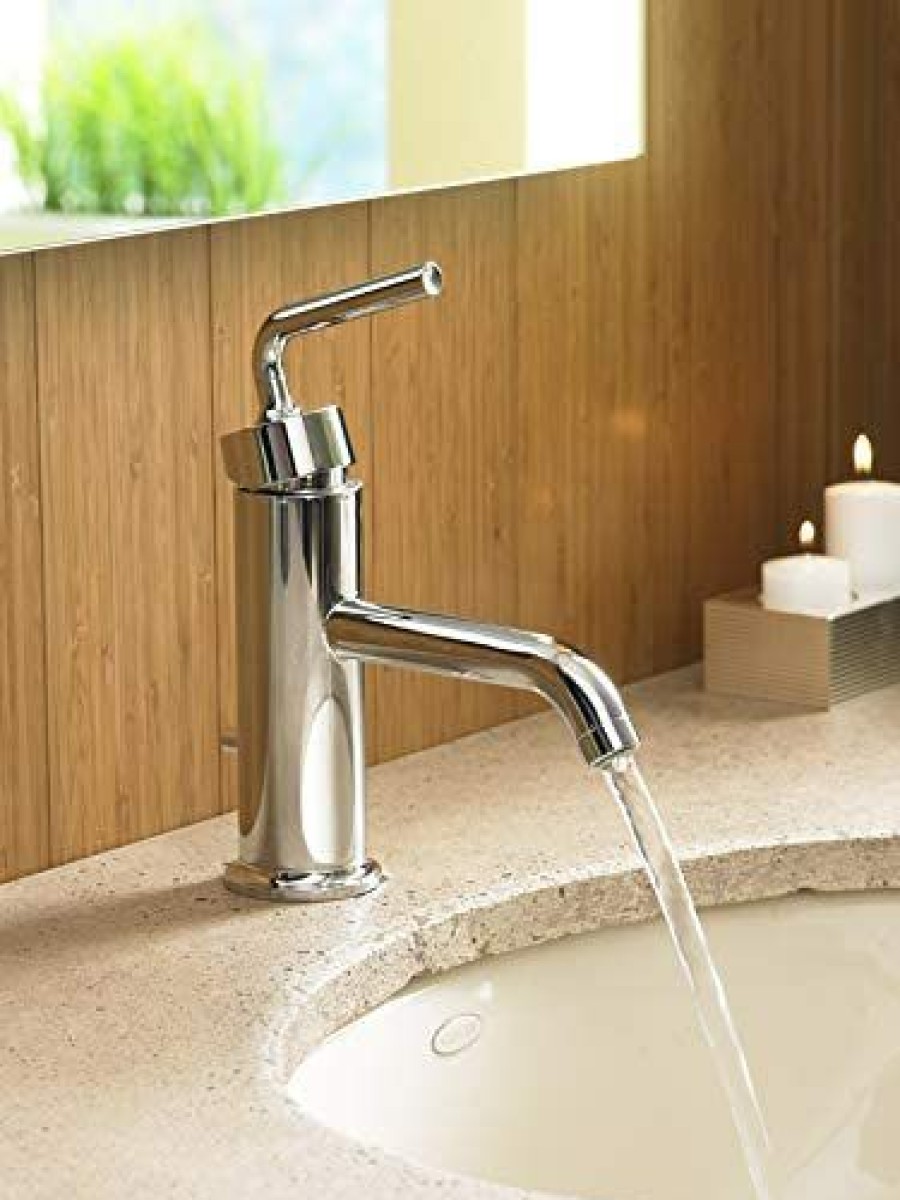 Home Accessories * | Shop Kohler 14402-4A-Bl Purist Bathroom Sink Faucet, Matte Black