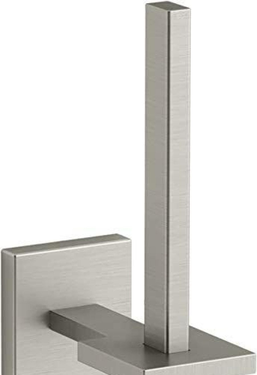 Bathroom * | New Kohler K-23289-Bn Square Toilet Tissue Holders, Vibrant Brushed Nickel