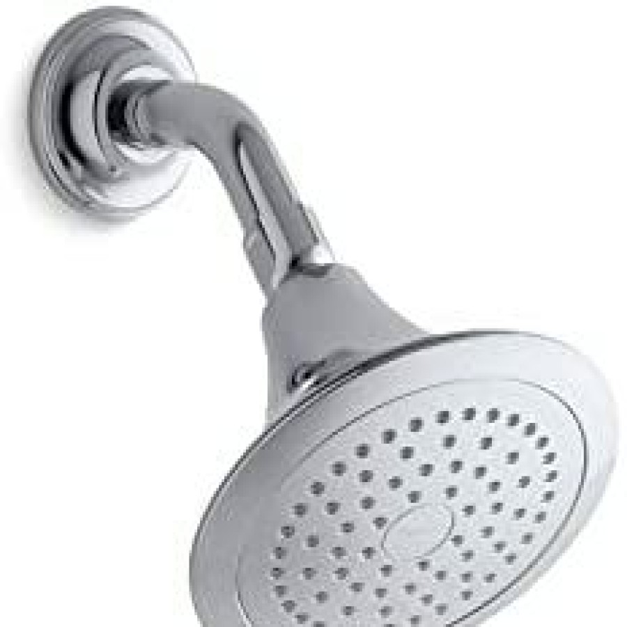 Bathroom * | Store Kohler K-10282-Ak-Cp Forte 2.5 Gpm Single-Function Wall-Mount Showerhead With Katalyst Spray, Polished Chrome