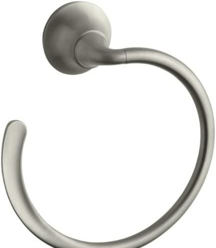 Bathroom * | Discount Kohler K-11377-Bn Forte Bathroom Towel Ring, Vibrant Brushed Nickel