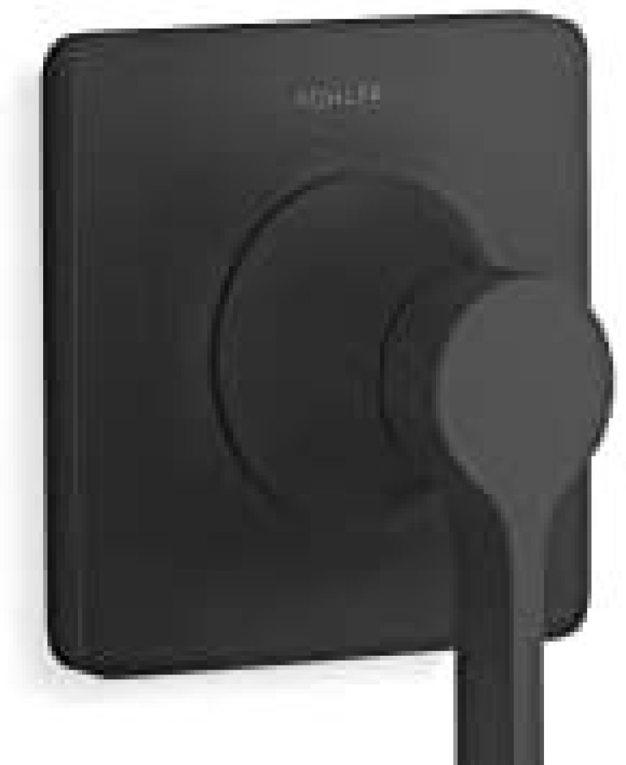 Home Accessories * | Store Kohler T28130-4-Bl Venza Transfer Valve Trim, Matte Black