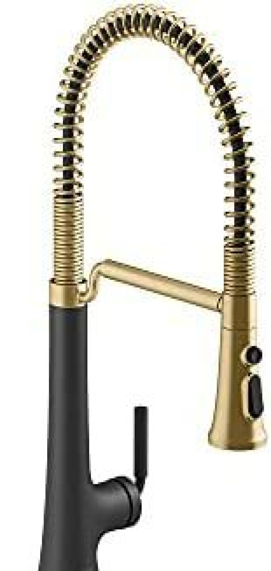 Home Accessories * | Shop Kohler 23765-Bmb Tone Kitchen Sink Faucet, Matte Black Moderne Brass