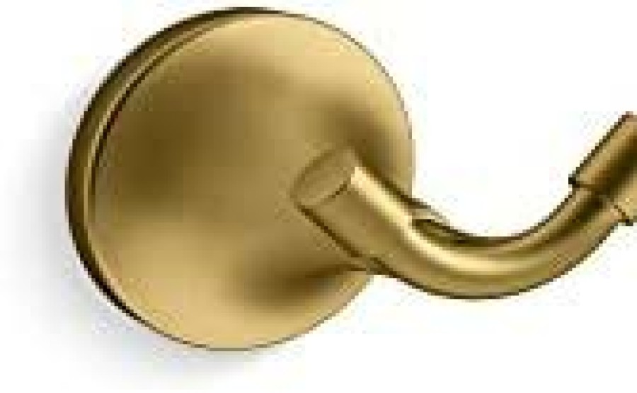 Bathroom * | Store Kohler 27427-2Mb Tone Robe Hook, Vibrant Brushed Moderne Brass