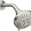 Bathroom * | Store Moen 200W0Srn Hydro Energetix Eight-Function 5 Diameter Spray Head Standard, Brushed Nickel