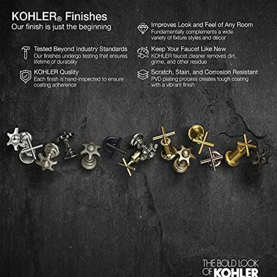 Home Accessories * | Shop Kohler 97060-4-2Mb Hint Plumbing Fixtures, Vibrant Brushed Moderne Brass